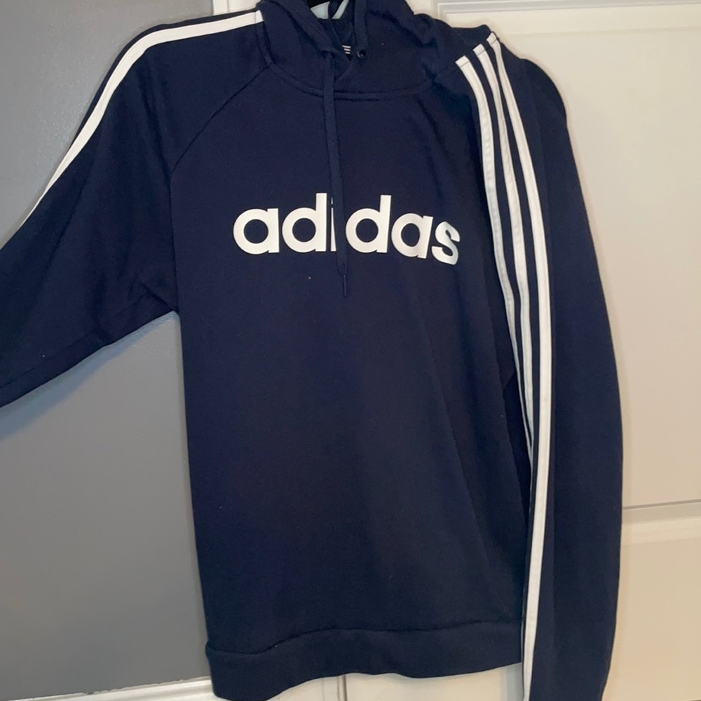 Navy Blue Adidas Hoodie